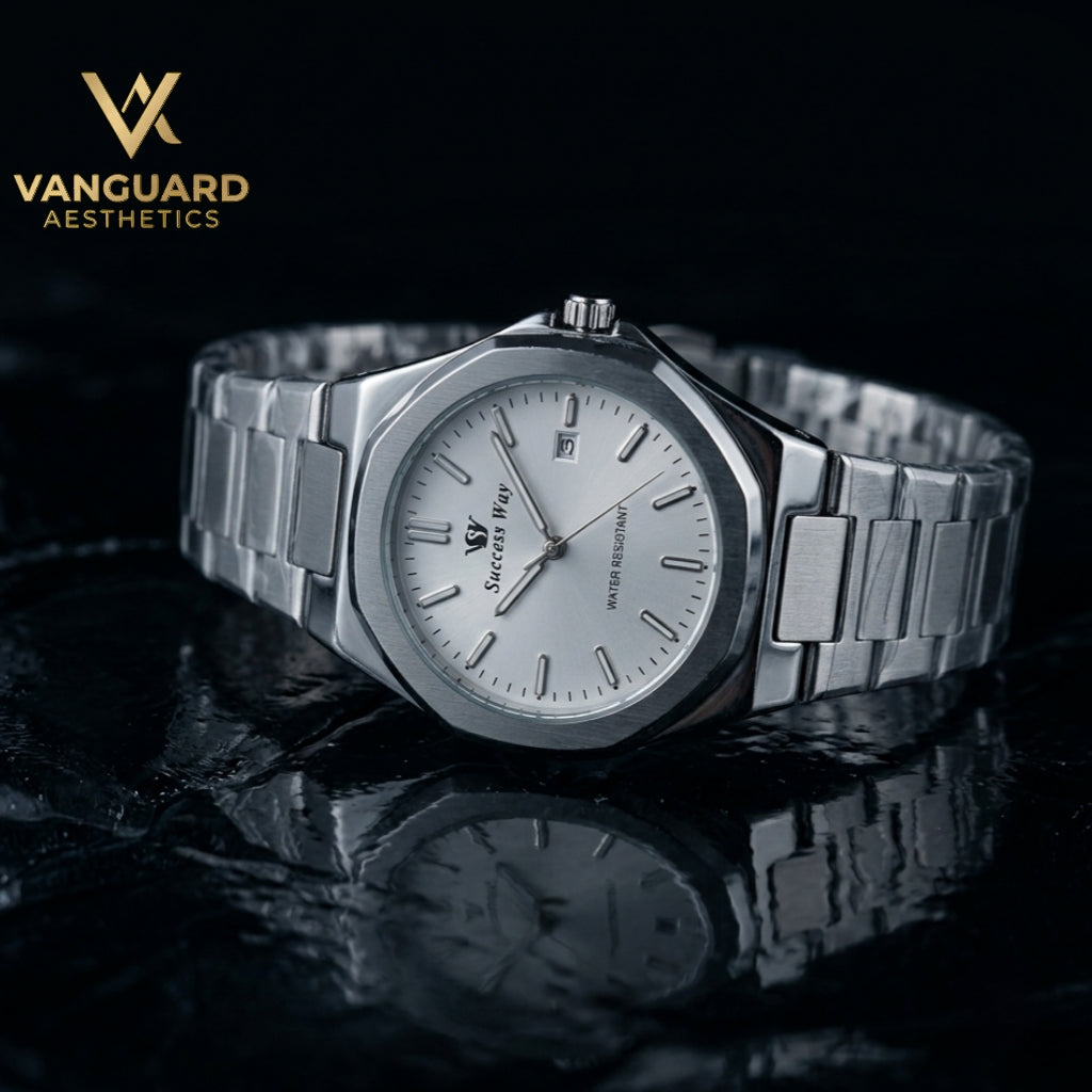 Velorian – Executive White Dial Steel Watch for Men.