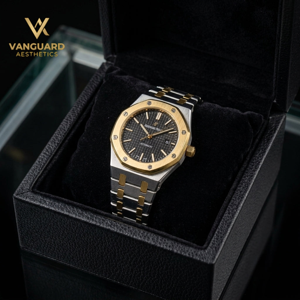 AURELIX Royale – Premium Two-Tone Stainless Steel Men's Watch | Luxury Analog Wrist Watch
