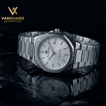 Velorian – Executive White Dial Steel Watch for Men.